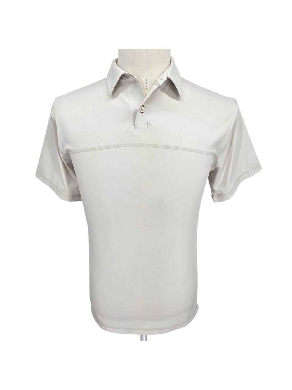 Public Rec Go-To Polo Mens Small Gray Performance Stretch Golf Shirt